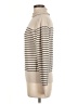 Tea n Rose Stripes Ivory Turtleneck Sweater Size M - photo 5