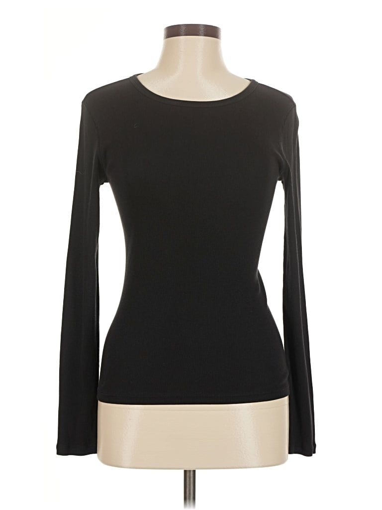 Pre-owned Everlane Long Sleeve T-shirt In Black