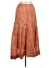 FRAME 100% Ramie Orange Casual Skirt Size L - photo 1