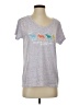 Unbranded Animal Print Silver Short Sleeve T-Shirt Size XS (estimated) - photo 1