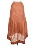 FRAME 100% Ramie Orange Casual Skirt Size L - photo 2