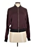 Topshop 100% Polyester Burgundy Track Jacket Size 8 - photo 1