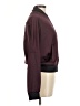 Topshop 100% Polyester Burgundy Track Jacket Size 8 - photo 4