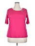 Rafaella 100% Cotton Pink Short Sleeve Top Size XXL - photo 1