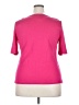 Rafaella 100% Cotton Pink Short Sleeve Top Size XXL - photo 2
