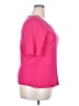 Rafaella 100% Cotton Pink Short Sleeve Top Size XXL - photo 4