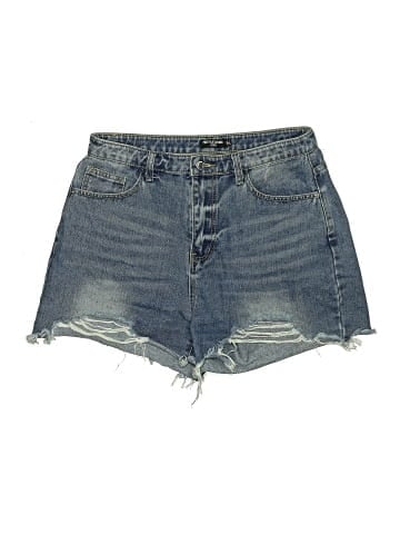 PrettyLittleThing Denim Shorts (view 1)