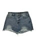 PrettyLittleThing Blue Denim Shorts Size 10 Petite - photo 1