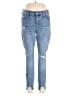 Molly & Isadora Hearts Blue Jeans Size 10 Plus - photo 1