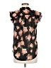 Marisol 100% Polyester Black Short Sleeve Blouse Size M - photo 2