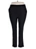 Rafaella Solid Black Active Pants Size 18 - photo 1