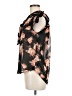 Marisol 100% Polyester Black Short Sleeve Blouse Size M - photo 5