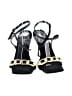 Good American Black Sandals Size 7 - photo 2