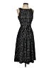 Elle Houndstooth Black Casual Dress Size 2 - photo 1