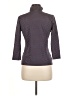 J. McLaughlin Polka Dots Gray 3/4 Sleeve Blouse Size M - photo 2