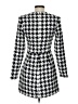 Express 100% Polyester Houndstooth Black Casual Dress Size XS - photo 2