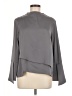 Topshop Gray 3/4 Sleeve Blouse Size 6 - photo 1
