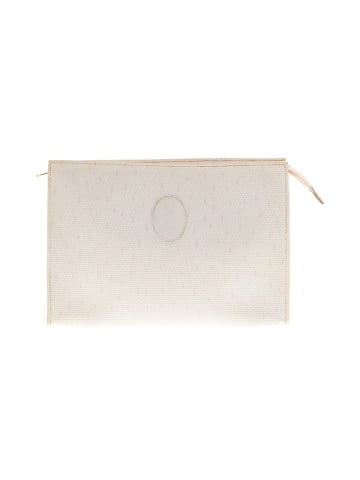 Yves Saint Laurent Vintage Coated canvas clutch (view 1)
