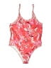 Unbranded Print Pink One Piece Swimsuit Size 5X - photo 1