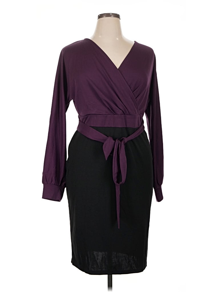 Pre-owned Grace Karin Cocktail Dress In Purple