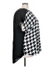 Lane Bryant 100% Polyester Houndstooth Silver Short Sleeve Blouse Size 22 - 24 Plus - photo 4