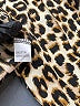 CBR Animal Print Brown Long Sleeve Blouse Size XL - photo 8