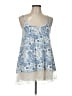 Jolt Blue Sleeveless Blouse Size L - photo 1