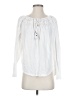 Ann Taylor LOFT White Long Sleeve Blouse Size XS - photo 1