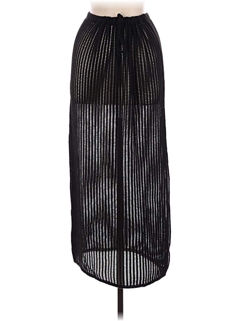 Pre-owned Elan Casual Skirt In Black