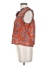Faherty 100% Cotton Orange Sleeveless Blouse Size S - photo 5