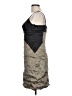 BCBGMAXAZRIA Metallic Gray Cocktail Dress Size L - photo 5