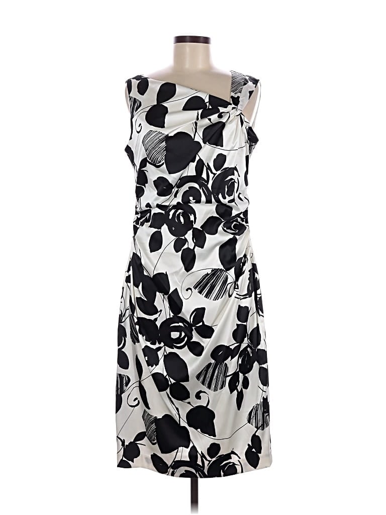 Pre-owned Maggy London Cocktail Dress In Gray