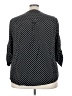 Torrid Polka Dots Black 3/4 Sleeve Blouse Size 3X (3) - photo 2