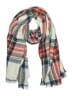 Old Navy 100% Acrylic Plaid Gray Red Scarf One size - photo 1