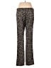 Banana Republic Animal Print Gold Ivory Casual Pants Size 8 L - photo 2