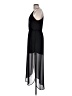 Lush 100% Polyester Solid Black Cocktail Dress Size L - photo 5