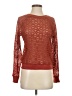 Bongo 100% Cotton Red Orange Long Sleeve Top Size S - photo 1