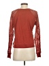 Bongo 100% Cotton Red Orange Long Sleeve Top Size S - photo 2
