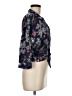 Pull&Bear Floral Blue 3/4 Sleeve Blouse Size M - photo 4