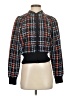 Mother 100% Polyester Plaid Black Jacket Size S - photo 1