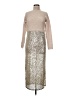 River Island Metallic Silver Cocktail Dress Size 8 - photo 1