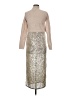 River Island Metallic Silver Cocktail Dress Size 8 - photo 2
