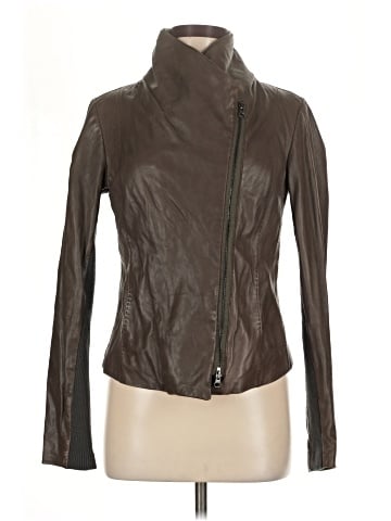 Vince. Leather Jacket (view 1)