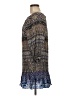 Eight Sixty 100% Rayon Paisley Blue Casual Dress Size M - photo 5