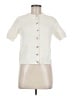 Muse Ivory Short Sleeve Blouse Size M - photo 1