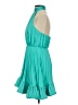AMUR 100% Polyester Solid Teal Cocktail Dress Size 0 - photo 5