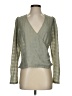 Neo Noir 100% Polyester Green Long Sleeve Blouse Size S - photo 1