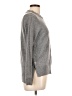 C&C California Solid Gray Turtleneck Sweater Size L - photo 4