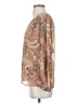 DR2 100% Polyester Tan Long Sleeve Blouse Size S - photo 5