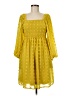 Listicle 100% Polyester Yellow Casual Dress Size M - photo 1